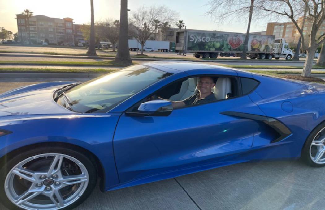 Rapid Blue C8 Corvette Auto Transport